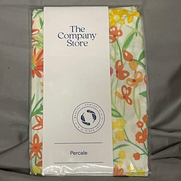 The Company Store Company Cotton Paige Floral Cotton Percale Sham - Picture 5 of 6